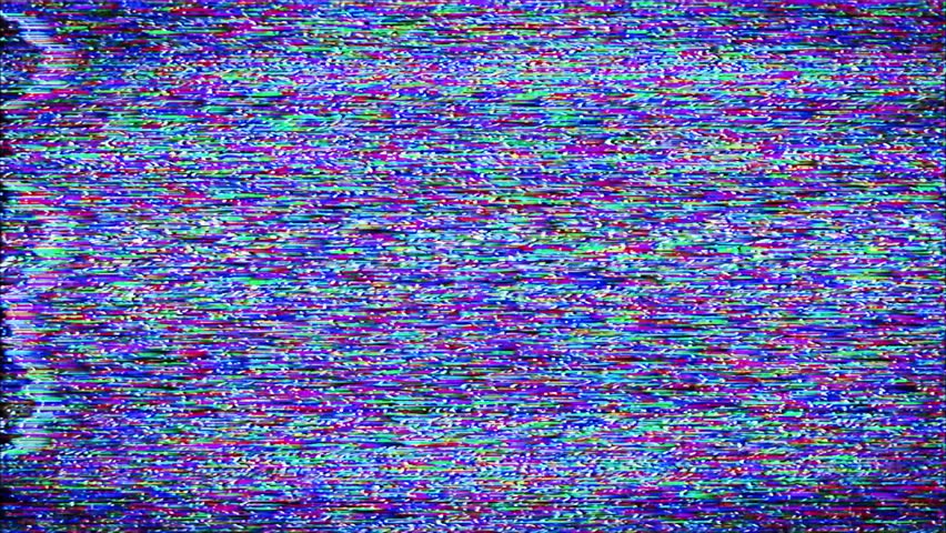 Analog Static Noise texture overlay. TV switch off. Horizontal stripes offset . No signal white noise artifacts. VHS Glitch. Bad TV signal. CRT transitions. Scan lines interference. Distorted VCR Royalty-Free Stock Footage #1108657669