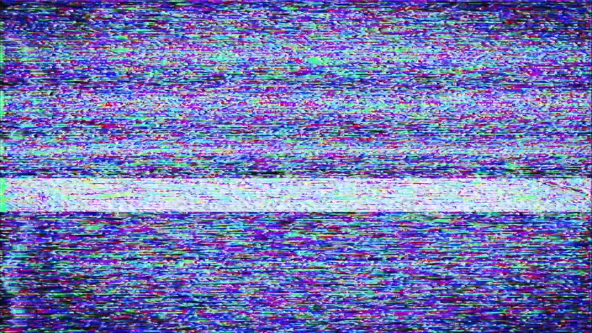 Analog Static Noise texture overlay. TV switch off. Horizontal stripes offset . No signal white noise artifacts. VHS Glitch. Bad TV signal. CRT transitions. Scan lines interference. Distorted VCR | Shutterstock HD Video #1108657669