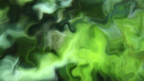 Nature flame art abstract green color video banner