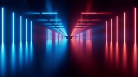 Abstract neon tunnel, 3d rendering. Digital drawing. - Powered by Shutterstock - Get 15% off with code: PIKWIZARD15