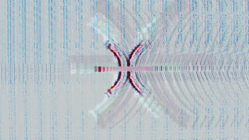 PISCES zodiac sign glitching analog vhs effect, pisces horoscope | Shutterstock HD Video #1108681339