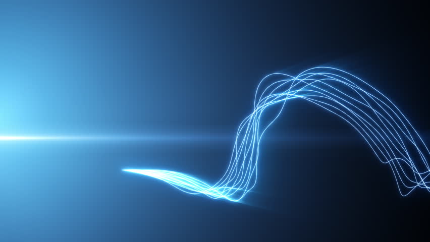 Wave Line Flow on White Background Loop. 3D rendering. Particle glow with line organic wave on white background - Powered by Shutterstock - Get 15% off with code: PIKWIZARD15