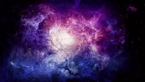 Nebula Clouds Background Loop. 3D rendering. Passing nebula orange clouds on background seamless loop. - Powered by Shutterstock - Get 15% off with code: PIKWIZARD15