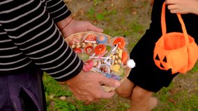 Halloween holiday children in costumes. Selective focus. - Powered by Shutterstock - Get 15% off with code: PIKWIZARD15