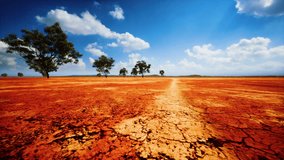 cracked sand in the summer with the sun - Powered by Shutterstock - Get 15% off with code: PIKWIZARD15