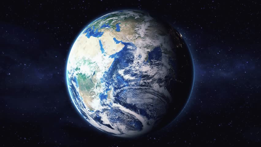 Earth zoom in from space to Nairobi, Kenya. Followed by zoom out through clouds and atmosphere into space. Satellite map top down panoramic view. Travel intro