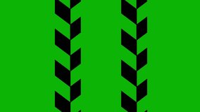 Car Tire Tracks Print on Green Screen Animation. 4K (Traces of car). - Powered by Shutterstock - Get 15% off with code: PIKWIZARD15