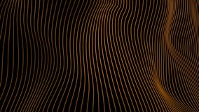 Animated 3D Orange color slow motion waving strip lines on black background	
 - Powered by Shutterstock - Get 15% off with code: PIKWIZARD15