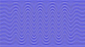 Animated Blue and white wavy stripes minimal background, stripes water wave motion	
