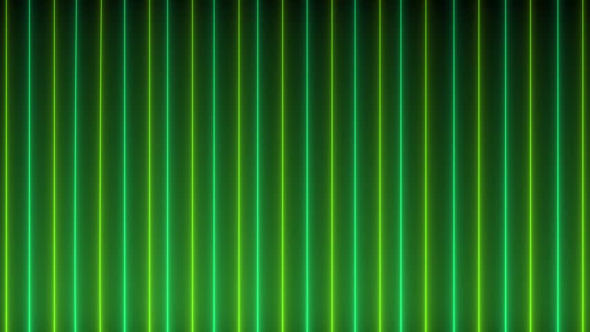 Abstract flying in futuristic lines sticks wall, seamless loop 4k background, fluorescent light, green lime laser neon lines, geometric endless tunnel, blue green spectrum, 3d render 4k Royalty-Free Stock Footage #1108740621
