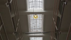 Prisonersa are on a break while walking the jail corridor - Powered by Shutterstock - Get 15% off with code: PIKWIZARD15