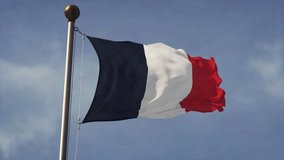 FRANCE FLAG FAST Waveing 4K - Powered by Shutterstock - Get 15% off with code: PIKWIZARD15