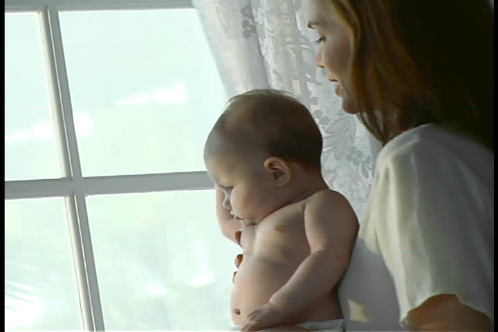 Mother with baby