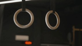 Close-up female hands with gymnastics grips grab a gymnastic ring. - Powered by Shutterstock - Get 15% off with code: PIKWIZARD15