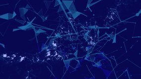 Animation of cyber monday text and connected dots forming geometric shapes. Digitally generated, telecommuting, global network, advertisement, shopping, retail, banner, business and commercial sign. - Powered by Shutterstock - Get 15% off with code: PIKWIZARD15