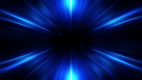 Abstract loop center blue shine light sparking with beam radial shine ray light  vj loop background. 4K 3D fractals seamless loop infinite complex glowing radial light streaks. - Powered by Shutterstock - Get 15% off with code: PIKWIZARD15