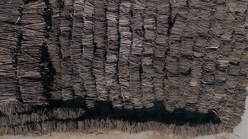 Aerial View of Wood Factory