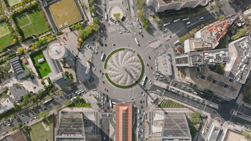 Madrid's financial district, seen from above, is a blend of architectural grandeur and economic momentum.
 Royalty-Free Stock Footage #1108853839
