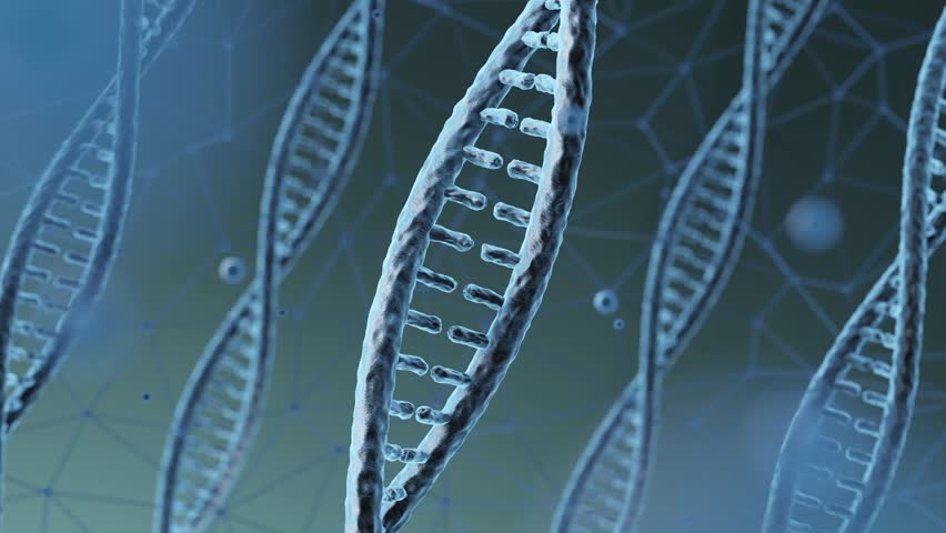 3D illustration. DNA structure. Medical science background. 60 frame rate | Shutterstock HD Video #1108876409