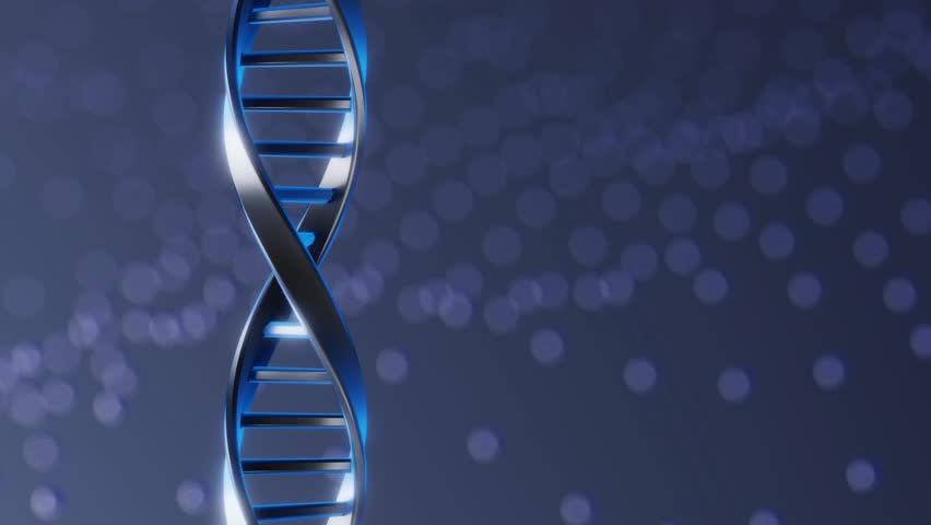 3D illustration. DNA structure. Medical science background. 60 frame rate | Shutterstock HD Video #1108876411