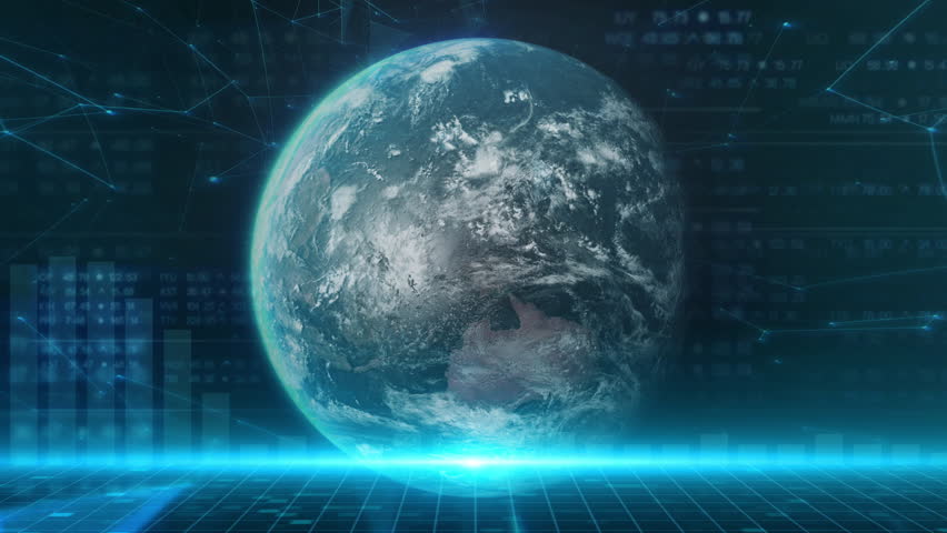 Stock market graph declining economic crisis with falling trend with world globe information, chart bars and financial. Global business analyzing concept with trade statistics. - Powered by Shutterstock - Get 15% off with code: PIKWIZARD15