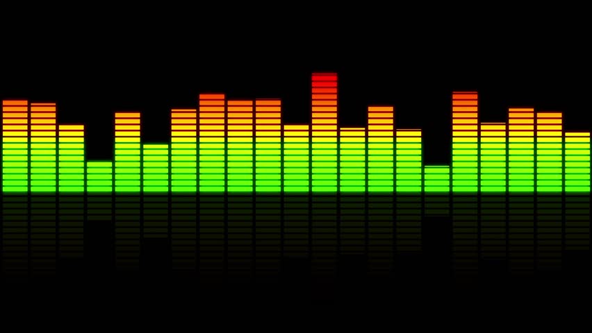 Sound Wave Effect, Audio Equalizer Background Animation. Overlay Video. Royalty-Free Stock Footage #1108903171