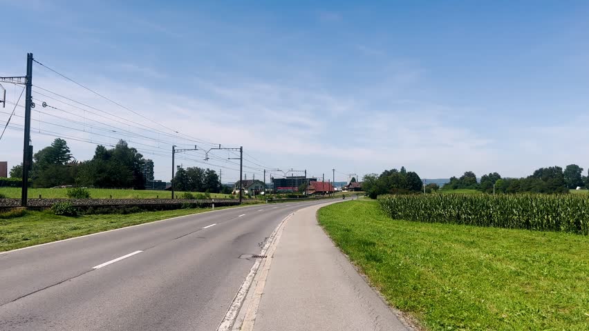 Holzhäusernstrasse in Risch Rotkreuz, Canton of Zug, Switzerland