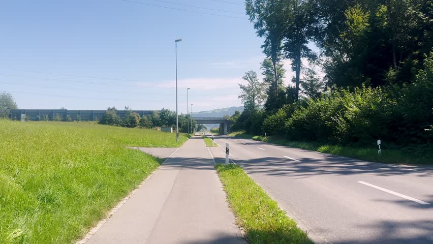 Street View in Risch Rotkreuz, Canton of Zug, Switzerland