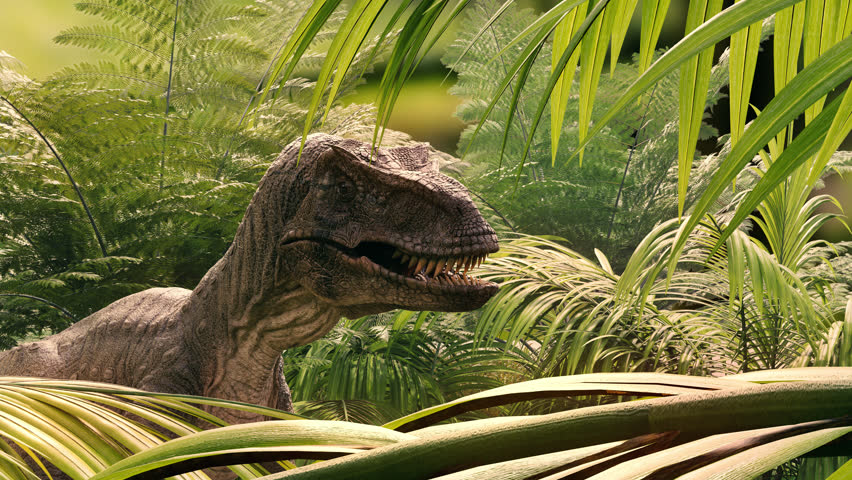 velociraptor in the wild. 3d animation of a roaring velociraptor. 3d animation of a dinosaur in the jungle. cinematic of a dinosaur. an angry dinosaur