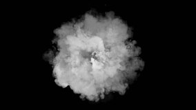 Super Slow Motion Shot of Atmospheric Smoke in Sphere Shape, Abstract Background at 1000fps. - Powered by Shutterstock - Get 15% off with code: PIKWIZARD15