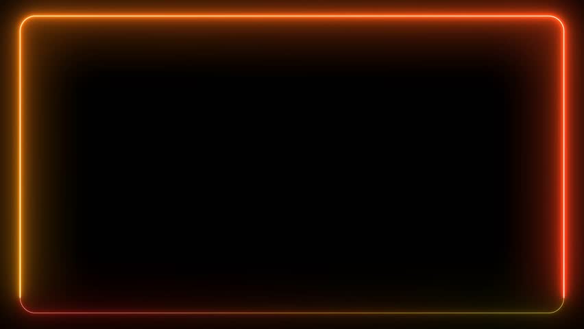 red and yellow animate on rectangle shape footage video clip