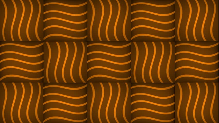 Animated Orange color digital square tiles background with shiny stripes	 | Shutterstock HD Video #1108974523