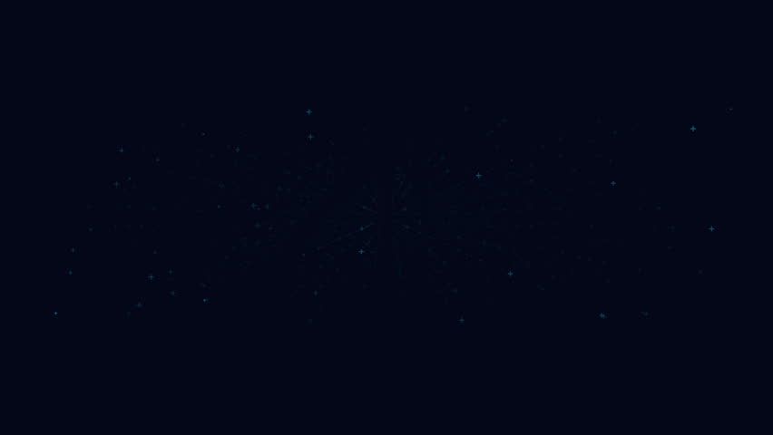 A striking graphic design with a black backdrop and blue stars forming a cross-shaped pattern. Simple yet mesmerizing, capturing the beauty of stars in the night sky | Shutterstock HD Video #1108988879