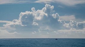 Blue sea, blue sky and ever-changing white clouds. It is very relaxing. Guishan Island(Turtle Island) is a volcanic island in the Pacific Ocean. Taiwan - Powered by Shutterstock - Get 15% off with code: PIKWIZARD15