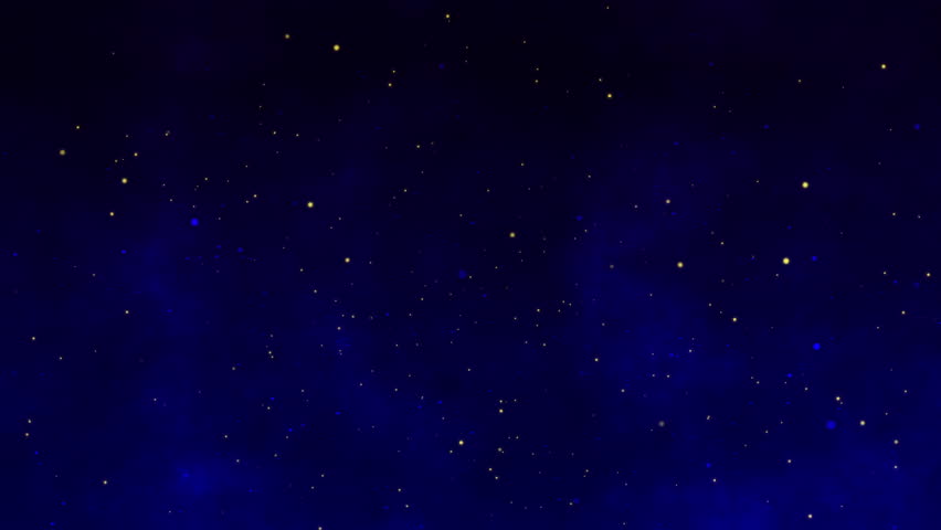 4k seamless looping animated background. Night smoke sky. Sparkle twirl stars. Festive warm steam. Winter holiday concept. Snowstorm Christmas texture. Cobalt blue color. Nebula glitter shiny texture | Shutterstock HD Video #1108994685