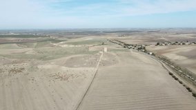 Aerial videos of the Torre del Águila reservoir, which is located a few kilometers from the town El Palmar de Troya, in the province of Seville.