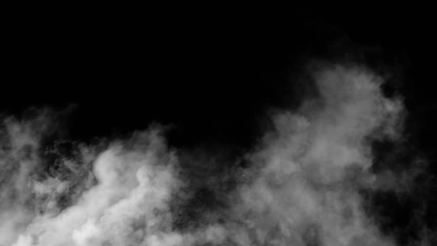 Abstract white smoke in slow motion. Smoke, Cloud of cold fog in light spot background. Light, white, fog, cloud, black background, 4k, ice smoke cloud. Floating fog. Royalty-Free Stock Footage #1109013627