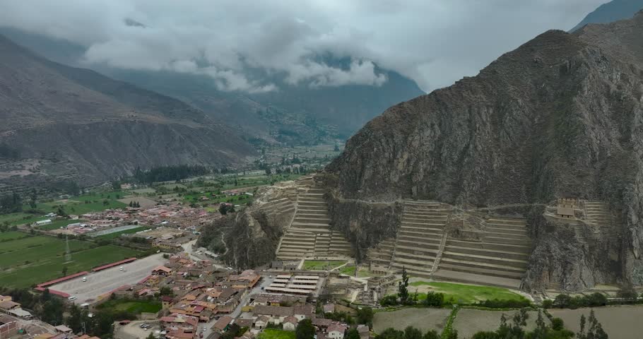 The ruins of Ollantaytambo: A testament to the greatness of the Inca civilization