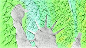 Statue of liberty hand draw digital art background - Powered by Shutterstock - Get 15% off with code: PIKWIZARD15