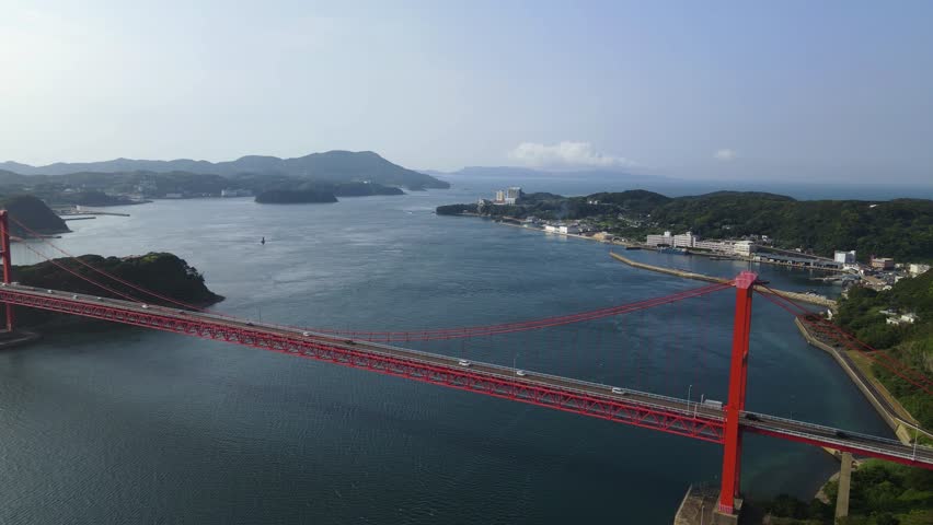 Japanese scenery : Hirado City, Nagasaki Prefecture : Hirado Ohashi Bridge
