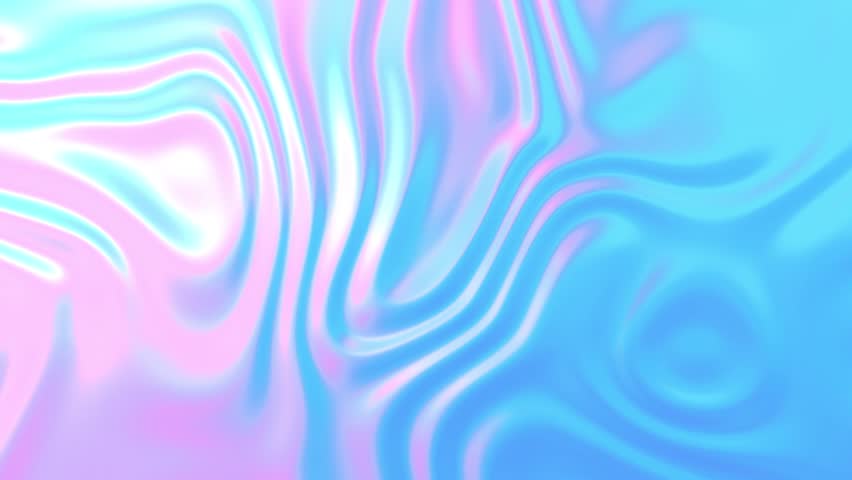 3D Animation - Abstract colorful background of a looping animated iridescent reflective material with swirling texture | Shutterstock HD Video #1109048647