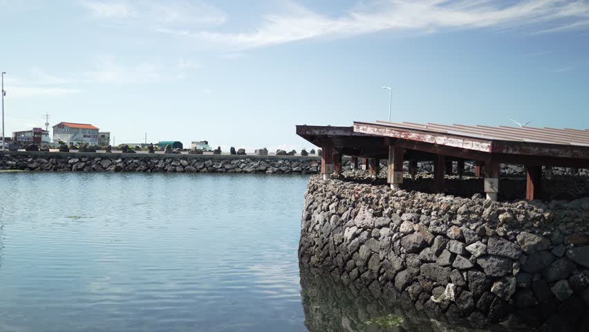 Video of an ancient public bathhouse in Jeju Island, South Korea