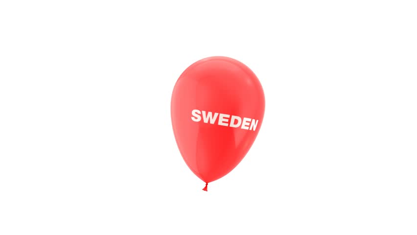 Sweden National Celebration Day. Loop Animation. With Luma Matte and Green Screen Background. | Shutterstock HD Video #1109057729