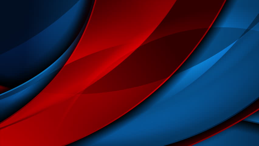 Bright blue and red abstract glossy waves corporate background. Seamless looping futuristic wavy motion design. Video animation Ultra HD 4K 3840x2160 | Shutterstock HD Video #1109064115