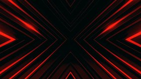 bright red arrows pattern neon lines on black background glowing animated motion light’s fluorescent technology futuristic modern tunnel. Abstract backdrop 3D rendering 4k - Powered by Shutterstock - Get 15% off with code: PIKWIZARD15