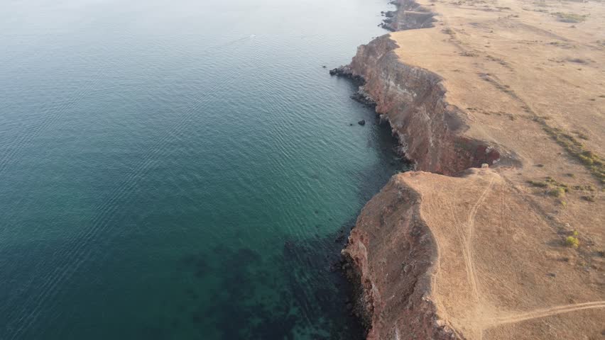 Black Sea from the sky on different locations