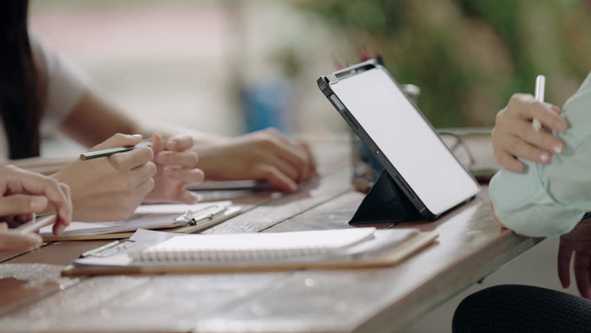 University after classroom campus, college professor teacher and asian students discuss, teamwork share ideas knowledge and thoughts | Shutterstock HD Video #1109099095