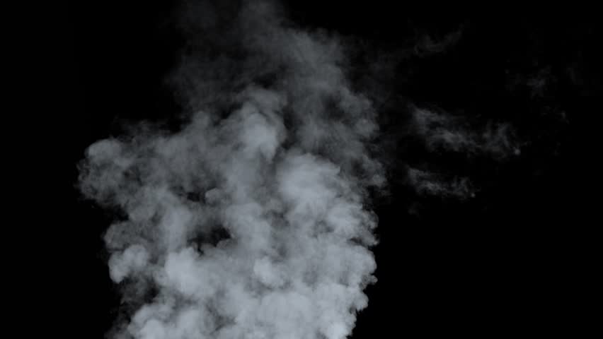 Abstract white smoke in slow motion. Smoke, Cloud of cold fog in light spot background. Light, white, fog, cloud, black background, 4k, ice smoke cloud. Floating fog. Royalty-Free Stock Footage #1109116059