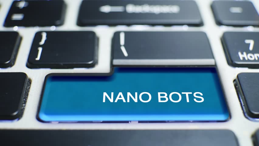 Laptop Keyboard Nano Bots Button Pressed