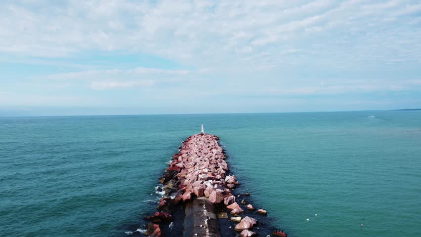 Captivating drone views of Lake Michigan